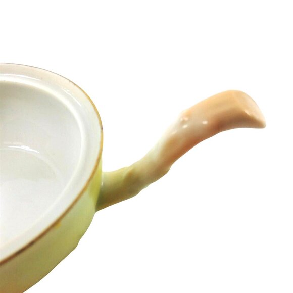 Vintage Hal-Sey Fifth Hand-Painted Porcelain Trinket Dish with 3d Rose top Lid - Picture 2 of 8